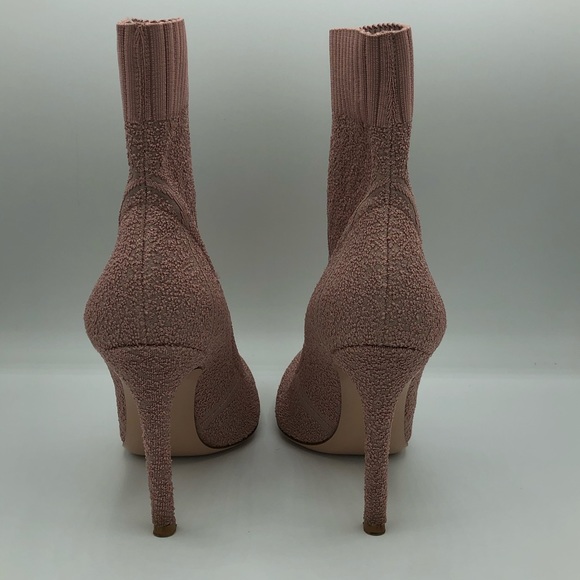 gianvito rossi knit boucle dahlia fiona booties - Picture 7 of 9